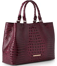 BRAHMIN Melbourne Collection Denise Magnetic Snap Satchel Bag