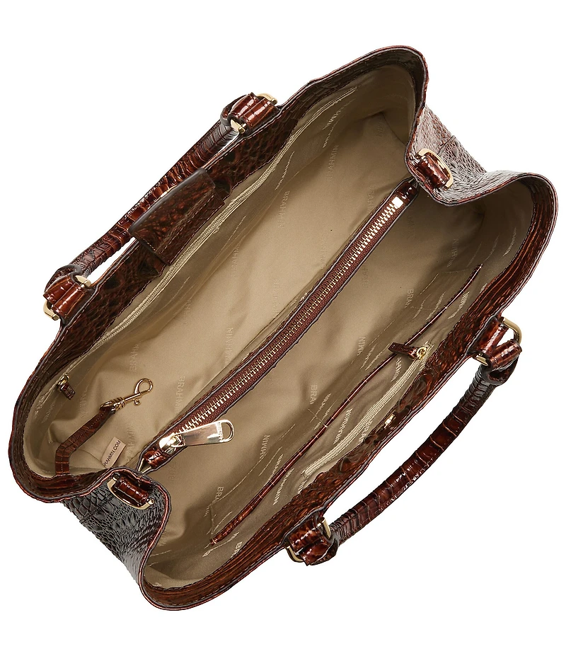 BRAHMIN Melbourne Collection Denise Satchel Bag