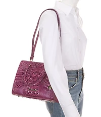 BRAHMIN Melbourne Collection Dewberry Cami Satchel Bag