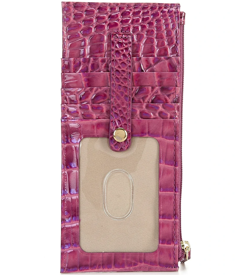 BRAHMIN Melbourne Collection Dewberry Credit Card Wallet