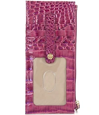 BRAHMIN Melbourne Collection Dewberry Credit Card Wallet
