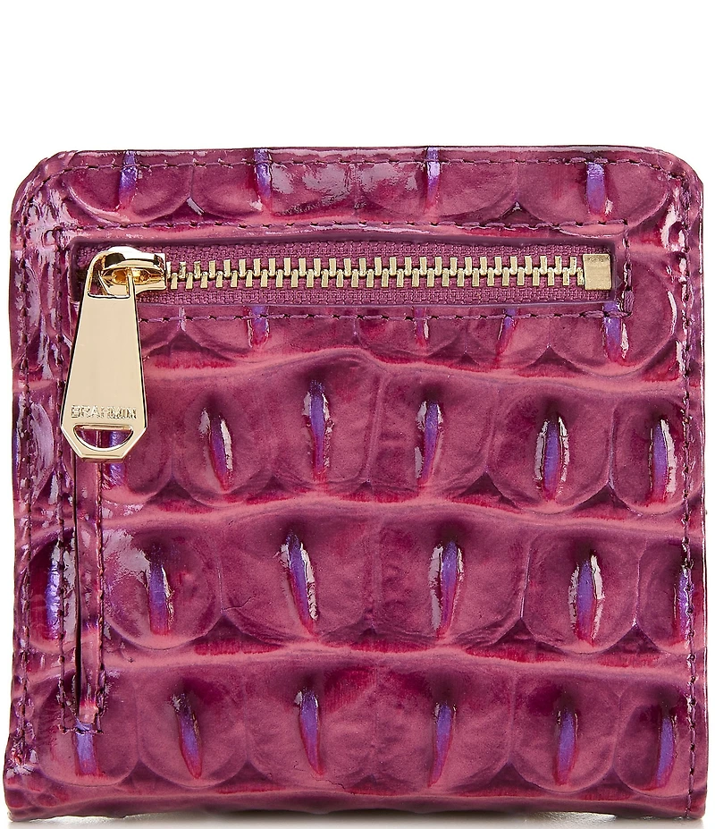 BRAHMIN Melbourne Collection Dewberry Jane Mini Bifold Wallet
