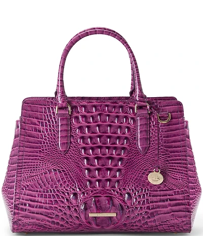 BRAHMIN Melbourne Collection Dewberry Small Finley Satchel Bag