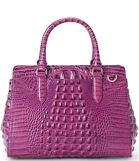 BRAHMIN Melbourne Collection Dewberry Small Finley Satchel Bag