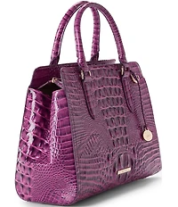 BRAHMIN Melbourne Collection Dewberry Small Finley Satchel Bag