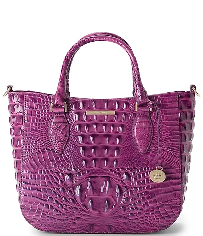 BRAHMIN Melbourne Collection Dewberry Small Lena Satchel Bag