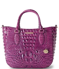 BRAHMIN Melbourne Collection Dewberry Small Lena Satchel Bag