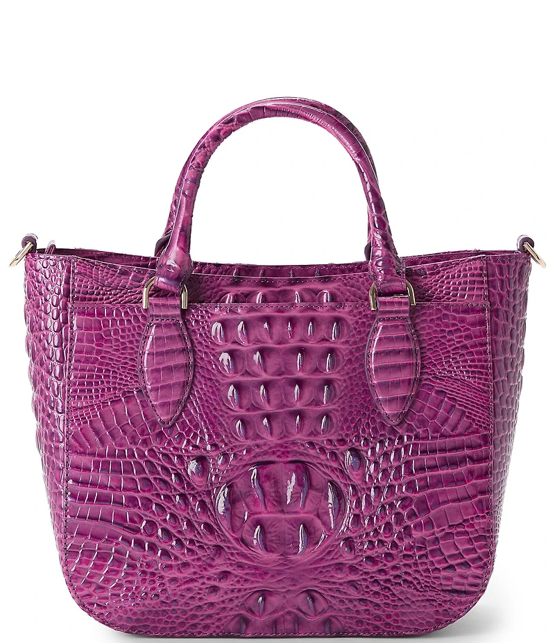 BRAHMIN Melbourne Collection Dewberry Small Lena Satchel Bag