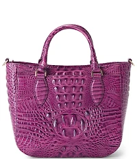 BRAHMIN Melbourne Collection Dewberry Small Lena Satchel Bag
