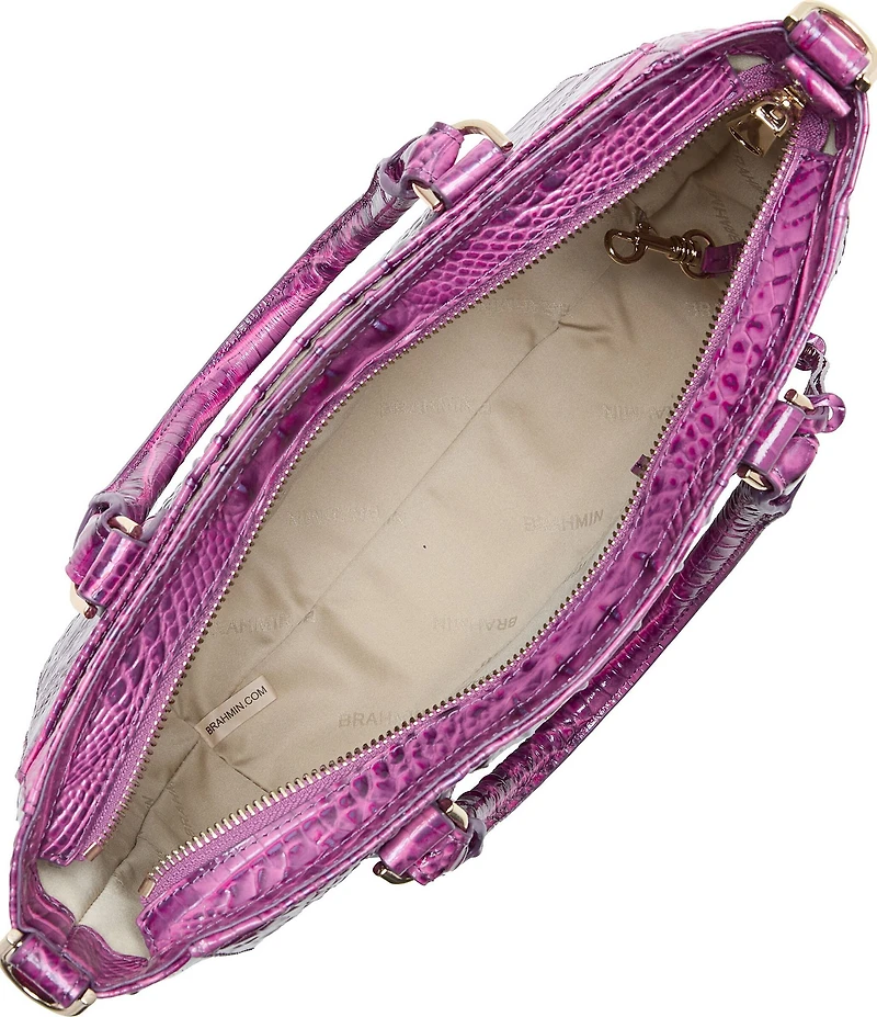 BRAHMIN Melbourne Collection Dewberry Small Lena Satchel Bag