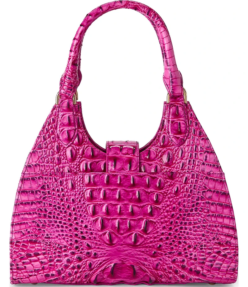 BRAHMIN Melbourne Collection Electric Fuchsia Adrian Satchel Bag