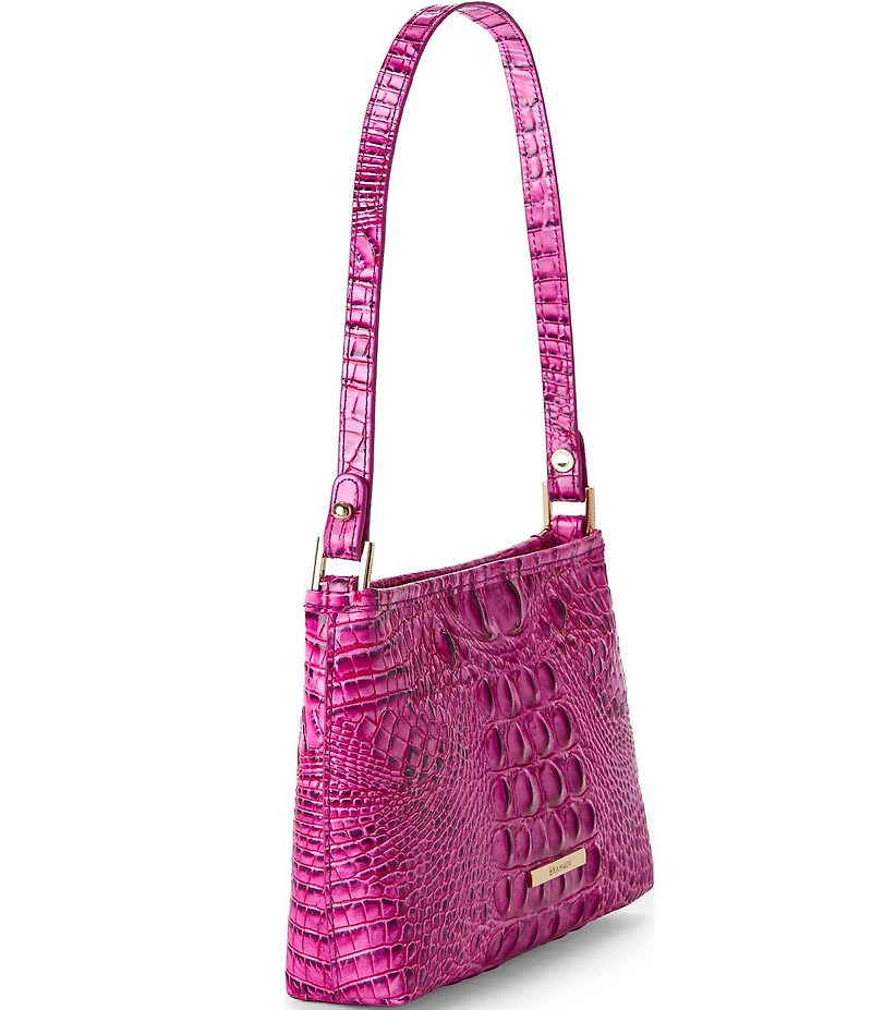 BRAHMIN Melbourne Collection Electric Fuchsia Lorelei Shoulder Bag