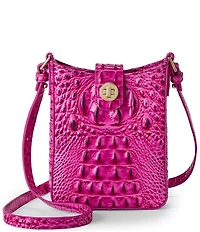 BRAHMIN Melbourne Collection Electric Fuchsia Marley Crossbody Bag