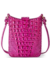 BRAHMIN Melbourne Collection Electric Fuchsia Marley Crossbody Bag