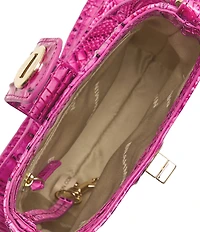 BRAHMIN Melbourne Collection Electric Fuchsia Marley Crossbody Bag