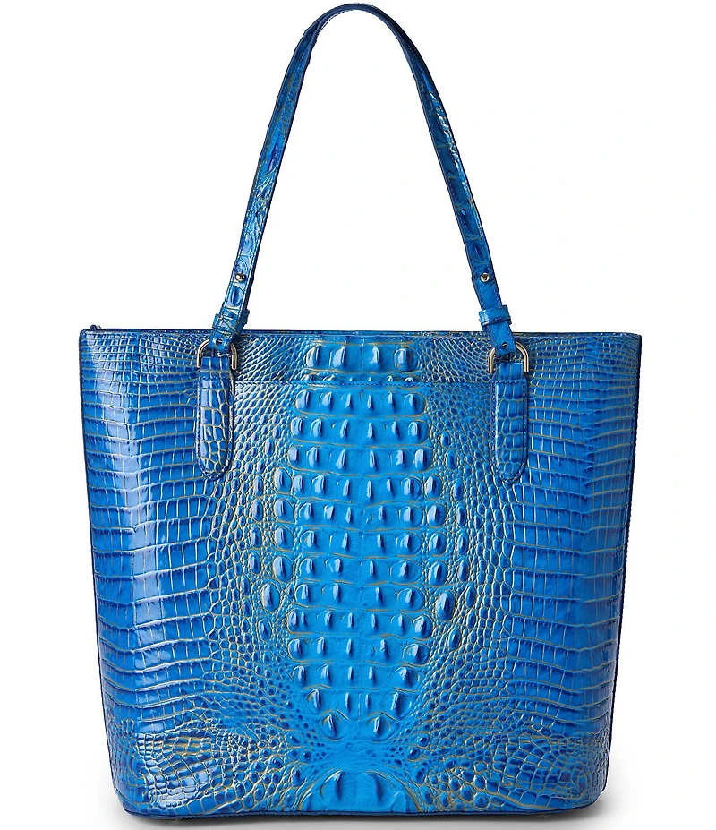 BRAHMIN Melbourne Collection Electric Indigo Ezra Tote Bag