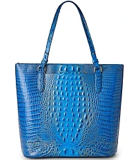 BRAHMIN Melbourne Collection Electric Indigo Ezra Tote Bag
