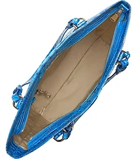 BRAHMIN Melbourne Collection Electric Indigo Ezra Tote Bag