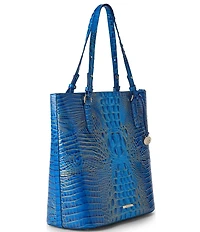 BRAHMIN Melbourne Collection Electric Indigo Ezra Tote Bag