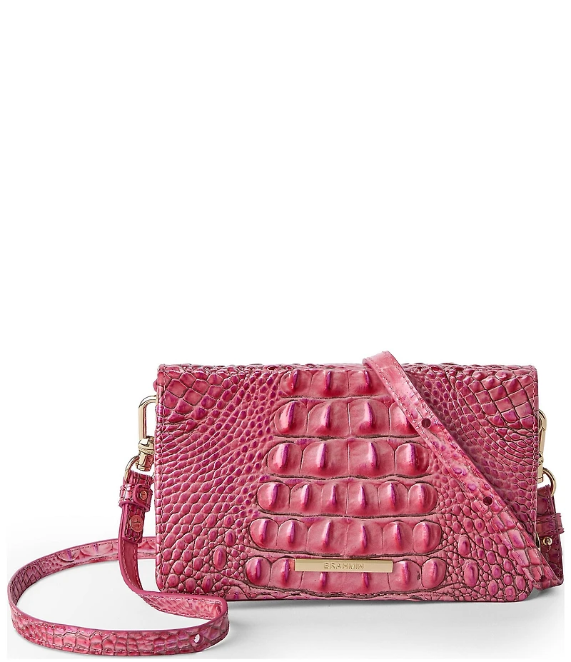BRAHMIN Melbourne Collection French Rose Minutte Crossbody Bag