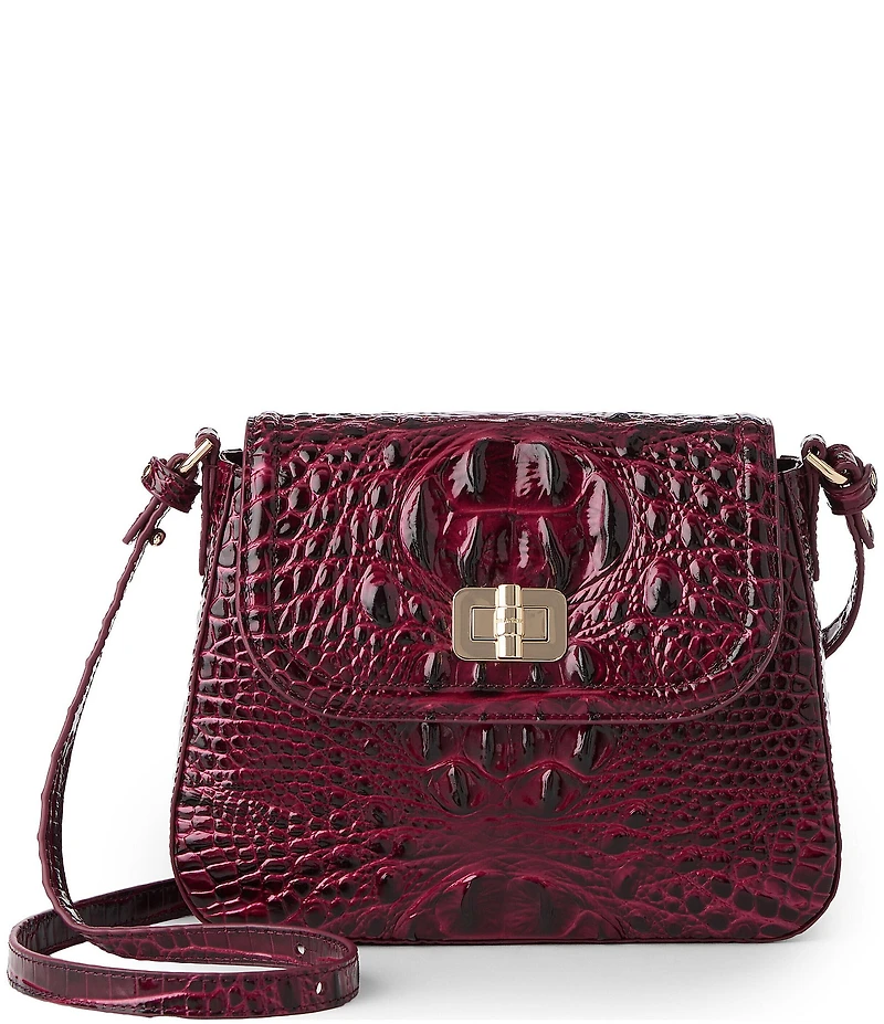BRAHMIN Melbourne Collection Gianna Turn-Lock Flap Crossbody Bag