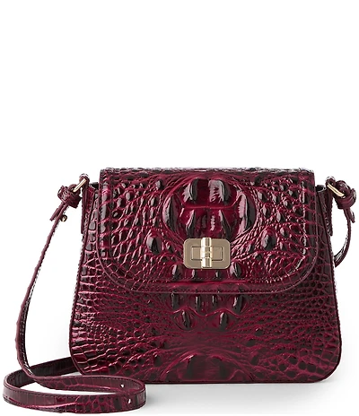 BRAHMIN Melbourne Collection Gianna Turn-Lock Flap Crossbody Bag