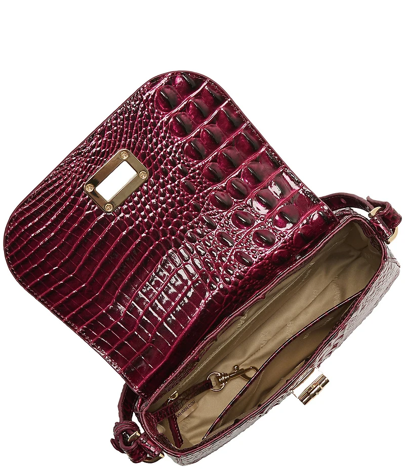BRAHMIN Melbourne Collection Gianna Turn-Lock Flap Crossbody Bag