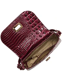 BRAHMIN Melbourne Collection Gianna Turn-Lock Flap Crossbody Bag