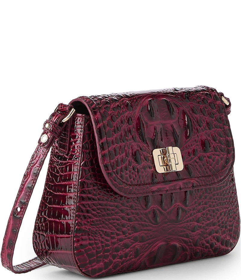 BRAHMIN Melbourne Collection Gianna Turn-Lock Flap Crossbody Bag