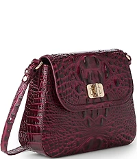 BRAHMIN Melbourne Collection Gianna Turn-Lock Flap Crossbody Bag