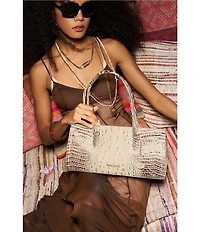 BRAHMIN Melbourne Collection Ginger Sophia Satchel Bag