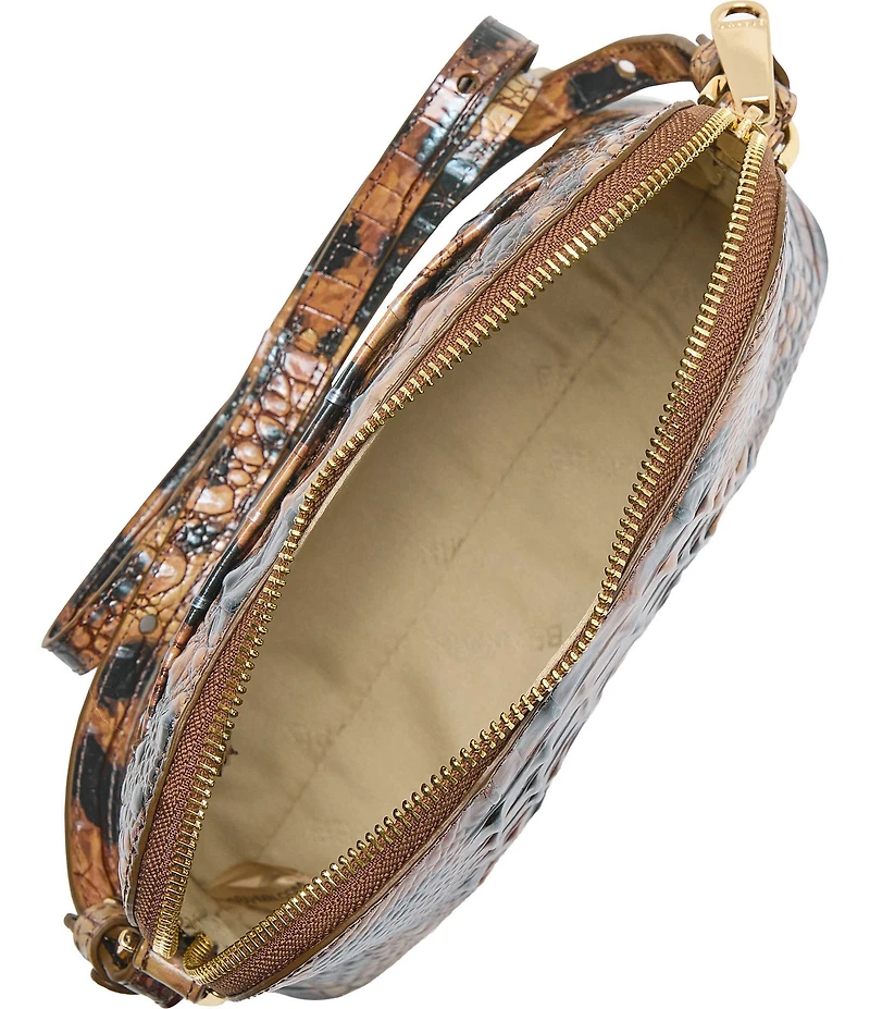 BRAHMIN Melbourne Collection Golden Lynx Amal Crossbody Bag
