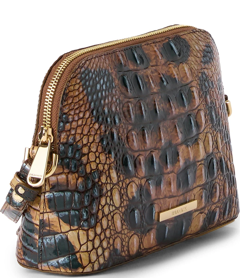 BRAHMIN Melbourne Collection Golden Lynx Amal Crossbody Bag