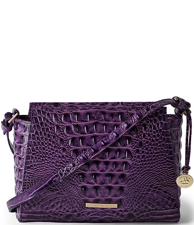 BRAHMIN Melbourne Collection Heroic Purple Hillary Crossbody Bag