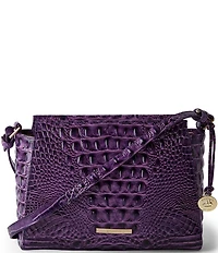 BRAHMIN Melbourne Collection Heroic Purple Hillary Crossbody Bag