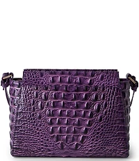 BRAHMIN Melbourne Collection Heroic Purple Hillary Crossbody Bag