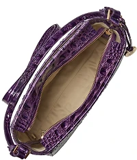 BRAHMIN Melbourne Collection Heroic Purple Hillary Crossbody Bag