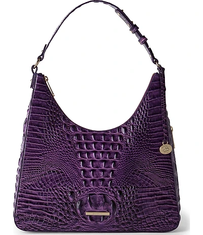BRAHMIN Melbourne Collection Heroic Purple Tabitha Shoulder Bag
