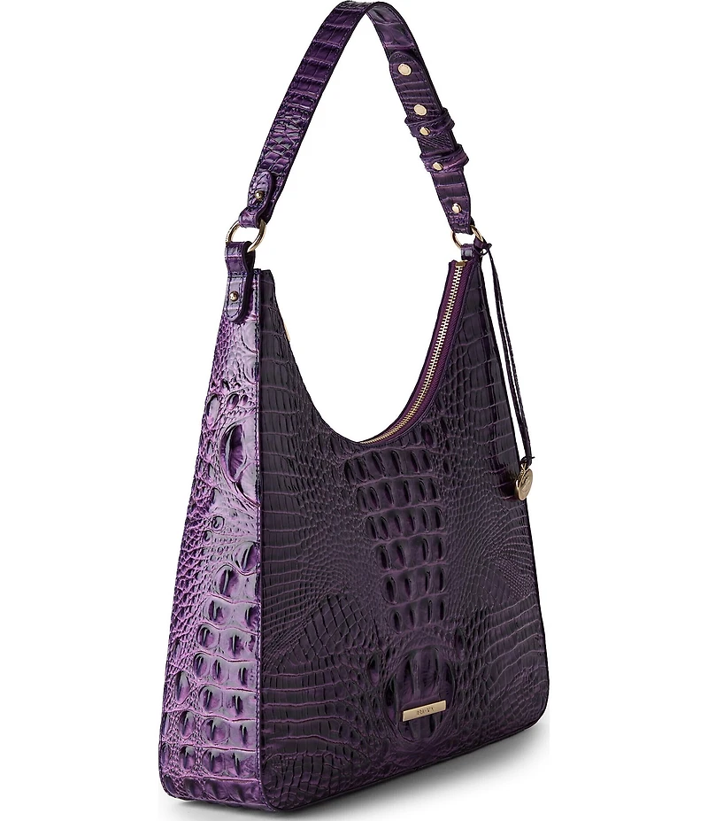 BRAHMIN Melbourne Collection Heroic Purple Tabitha Shoulder Bag