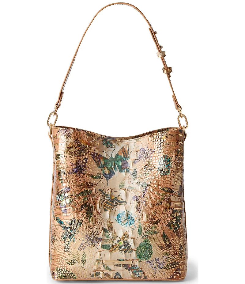 BRAHMIN Melbourne Collection Hill Garden Celina Bucket Bag