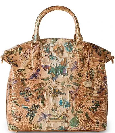 BRAHMIN Melbourne Collection Large Duxbury Butterfly Satchel Bag