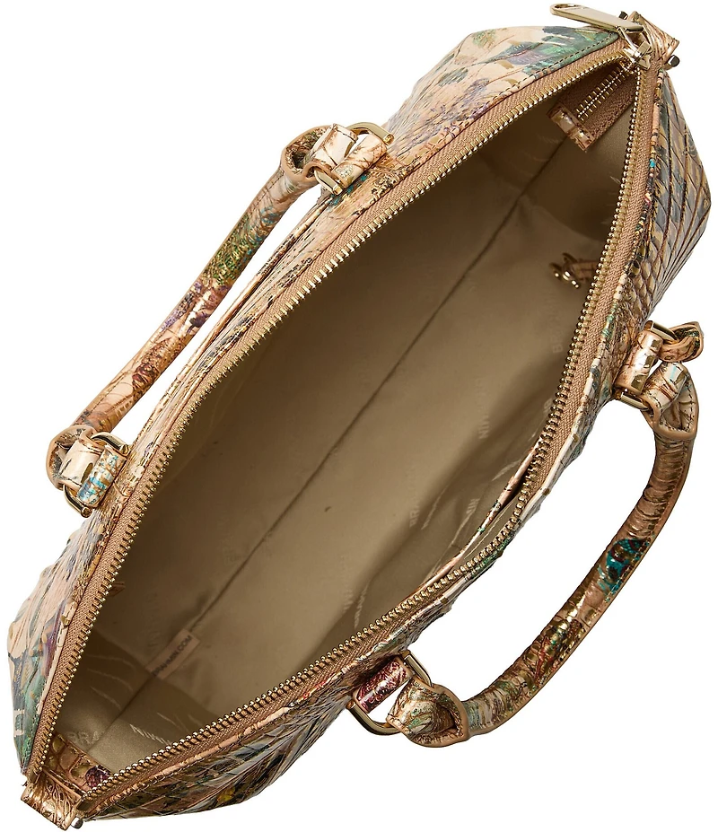 BRAHMIN Melbourne Collection Large Duxbury Butterfly Satchel Bag