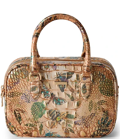 BRAHMIN Melbourne Collection Hill Garden Mara Satchel Bag