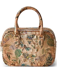 BRAHMIN Melbourne Collection Hill Garden Mara Satchel Bag