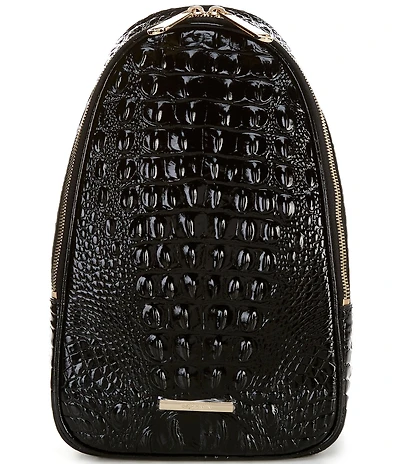 BRAHMIN Melbourne Collection Jordan Crocodile Crossbody Bag