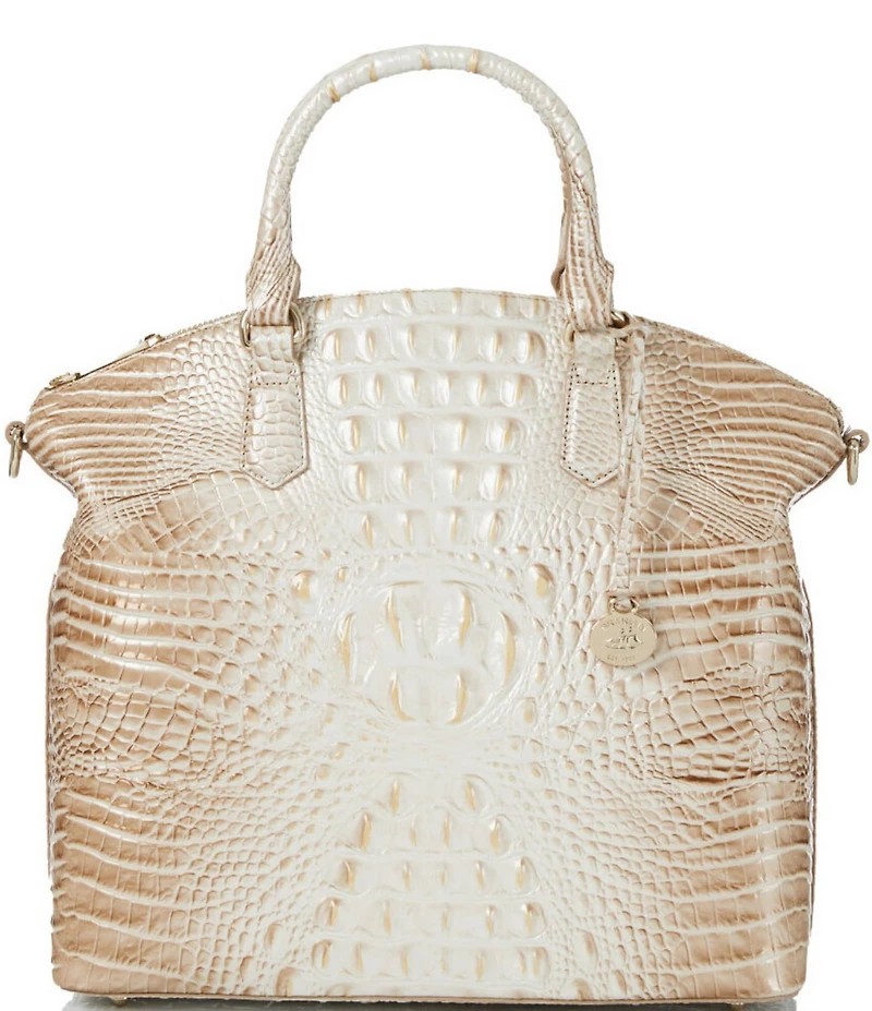 BRAHMIN Melbourne Collection Large Duxbury Contour Satchel Bag