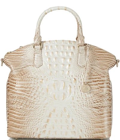 BRAHMIN Melbourne Collection Large Duxbury Contour Satchel Bag
