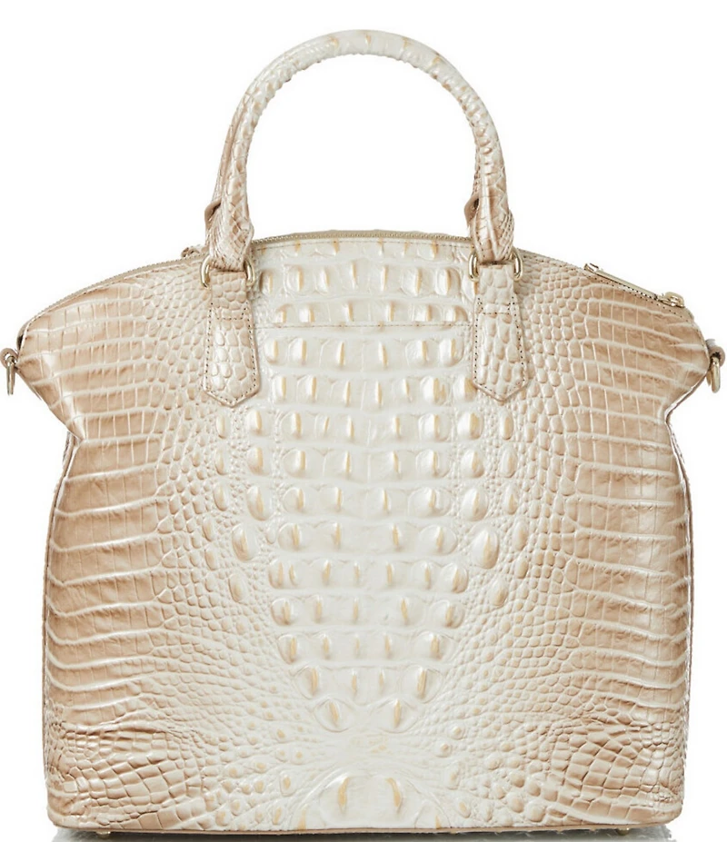 BRAHMIN Melbourne Collection Large Duxbury Contour Satchel Bag
