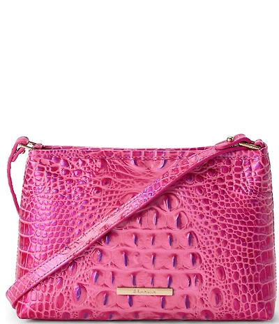 BRAHMIN Melbourne Collection Lorelei Phlox Pink Shoulder Bag