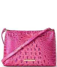 BRAHMIN Melbourne Collection Lorelei Phlox Pink Shoulder Bag